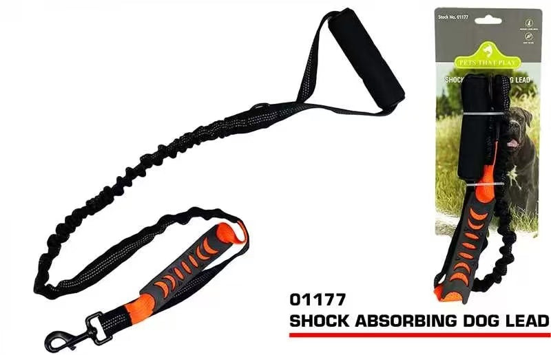 Pets That Play Shock Absorbing Dog Lead 2.5cm x 1.2m