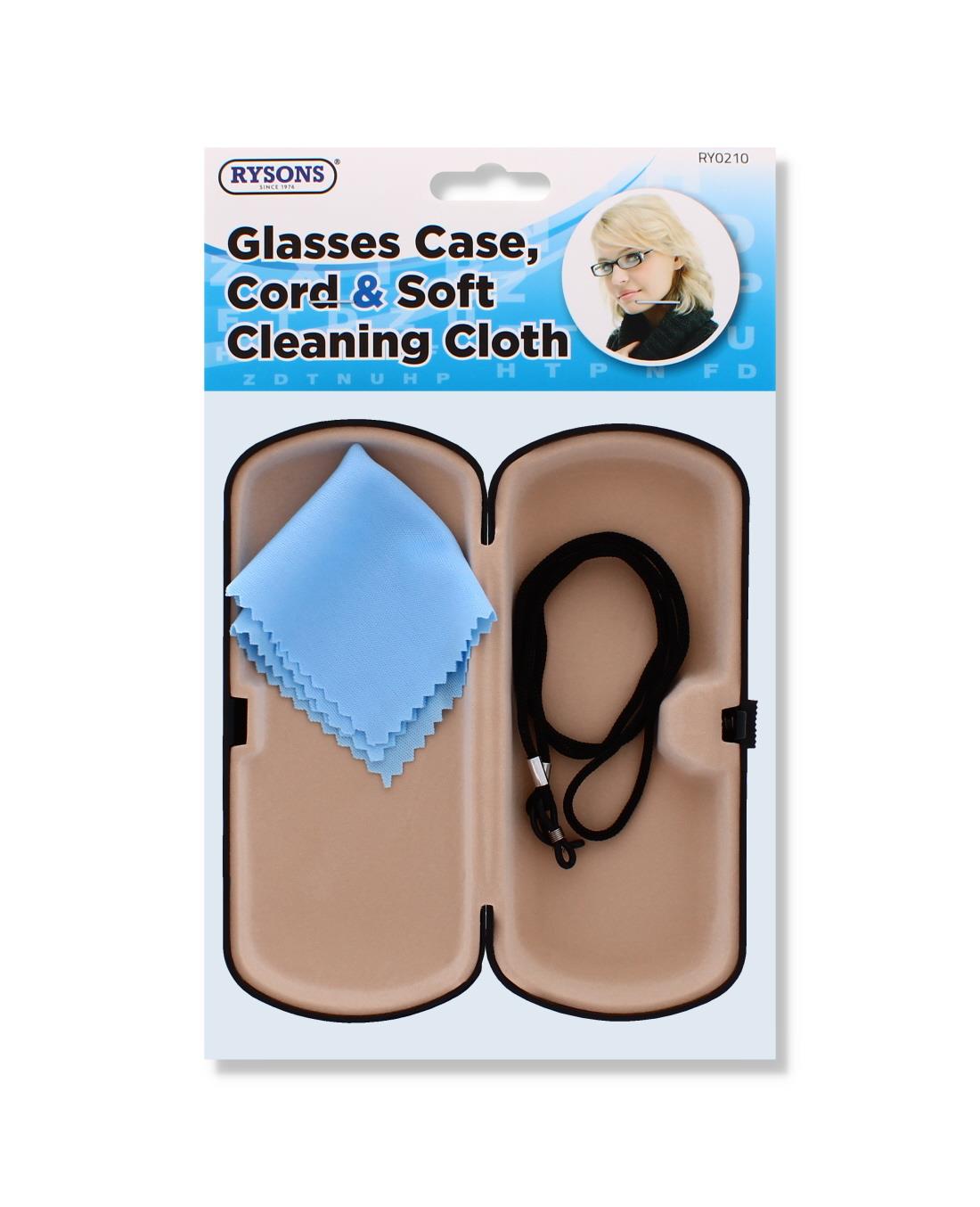 GLASSES CASE / CORD & SOFT CLEANING CLOTH