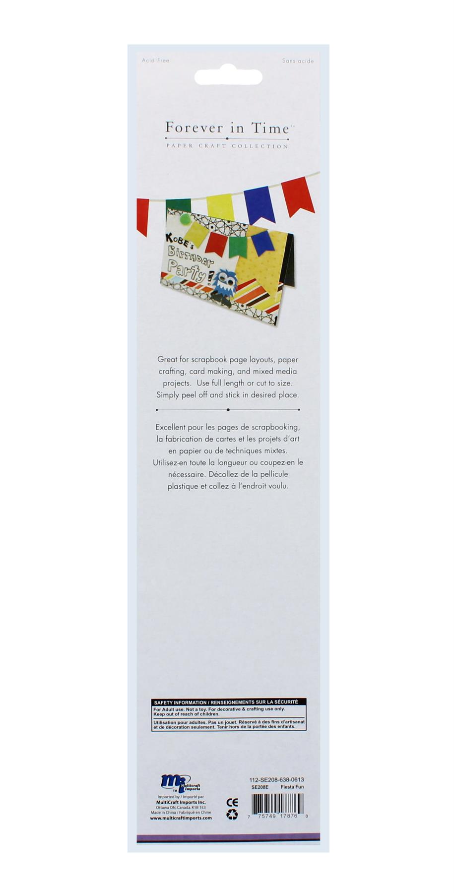 2PK MINI PENNANT FLAGS FIESTA FUN