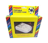 Portable CD Carry Case | Hard Protective CD Storage Box Holds 18 CDs