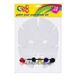 10PK SET W/ 6 WATER BASED PAINTS 1 BRUSH