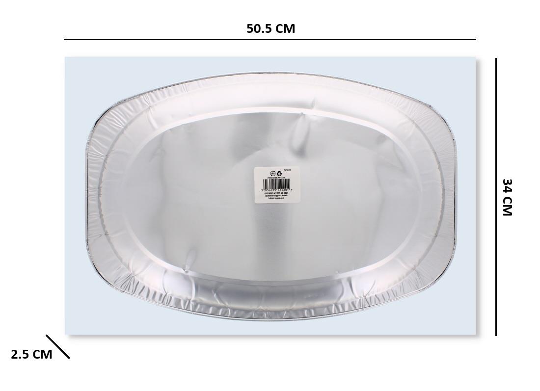 2PK LARGE BANQUET BUFFET FOIL PLATTERS