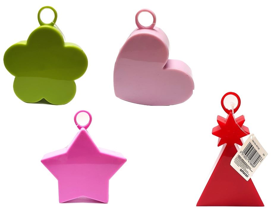 BALLOON WEIGHTS ASSORTED DESIGNS