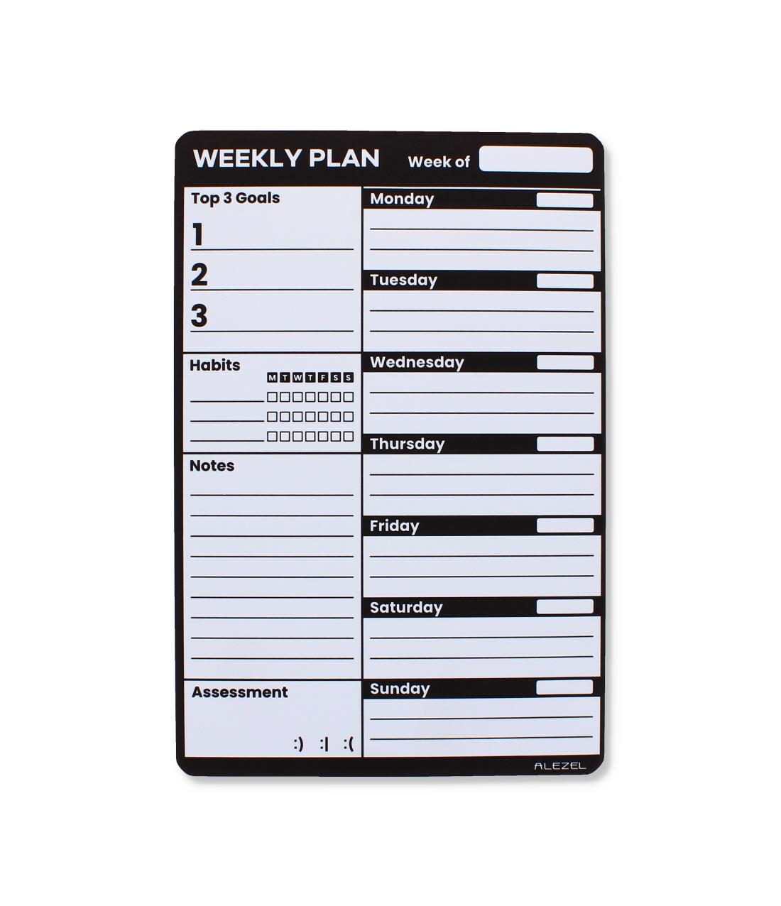LARGE MAGNETIC WEEKLY PLANNER