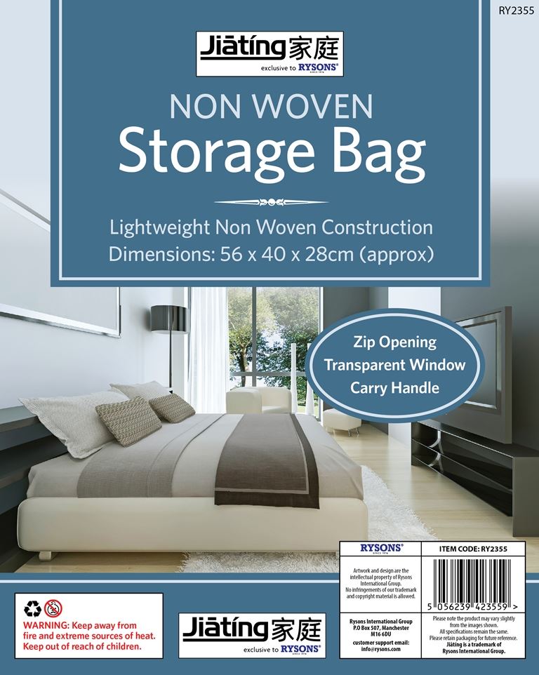 NON WOVEN STORAGE BAG 56X40X28