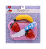 ASSORTED DESIGN SLICEABLE FOOD SET