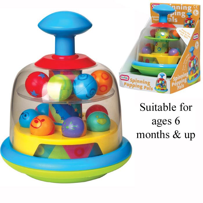 FUN TIME SPINNING POPPING PALS TOY FOR BABY