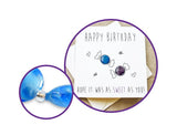 7 PC LAMPWORK GLASS BEADS PURPLE HAZE