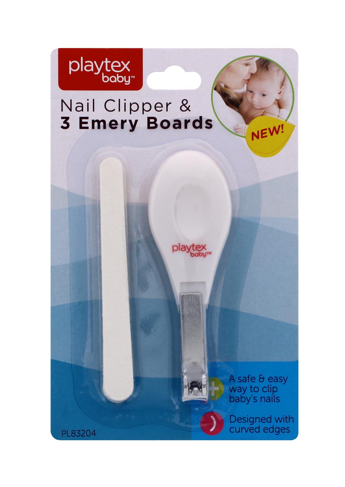 NAIL CLIPPER & 3 EMERY BOARDS