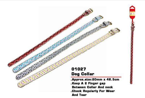 PET BUDDIES SPARKLING DOG COLLAR 46.5CM