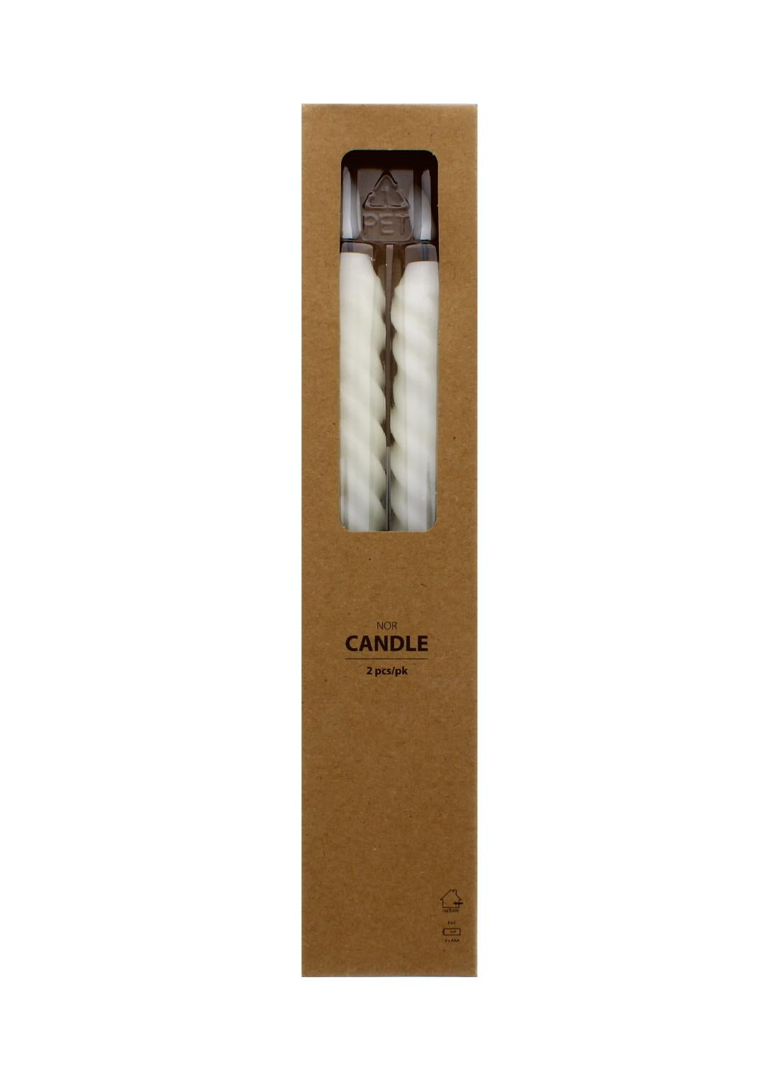 2 PK REAL WAX LED CANDLE