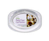 4PK PETIT FOUR FOIL PLATTERS