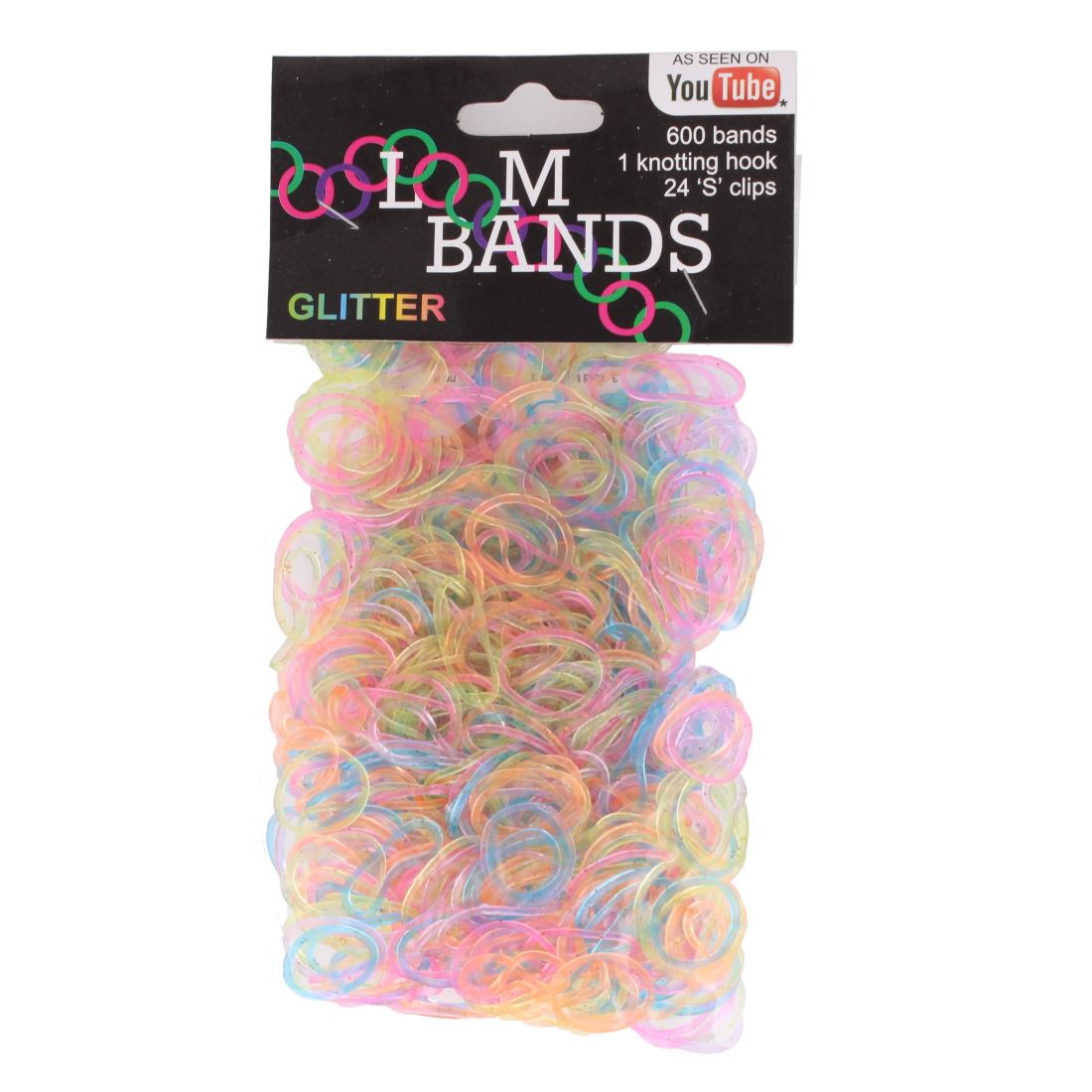 600 PCS LOOM BANDS GLITTER