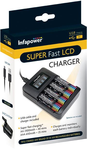 Infapower Super Fast LCD Charger