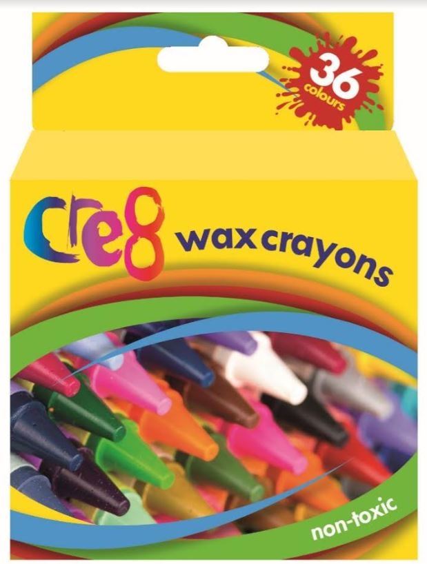 NON-TOXIC WAX CRAYONS