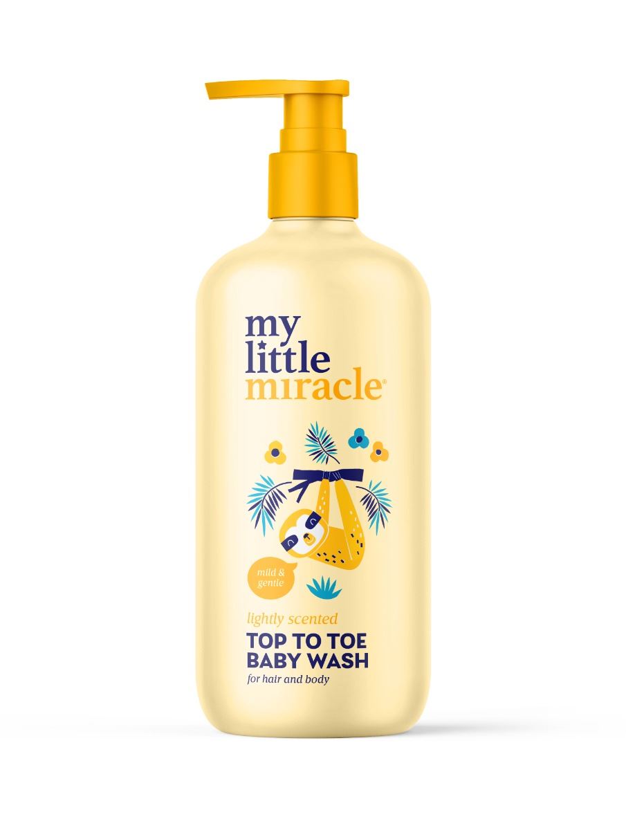 MY LITTLE MIRACLE LIGHTLY SCENTED TOP-TO-TOE BABY WASH 500ML