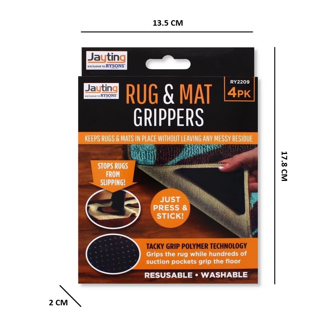 4 PK RUG & MAT GRIPPERS