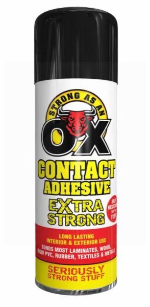 500ML STRONG AS AN OX CONTACT ADHESIVE SPRAY