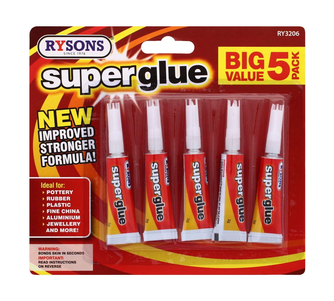 5PC SUPER GLUE MULTIPURPOSE