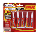 5PC SUPER GLUE MULTIPURPOSE