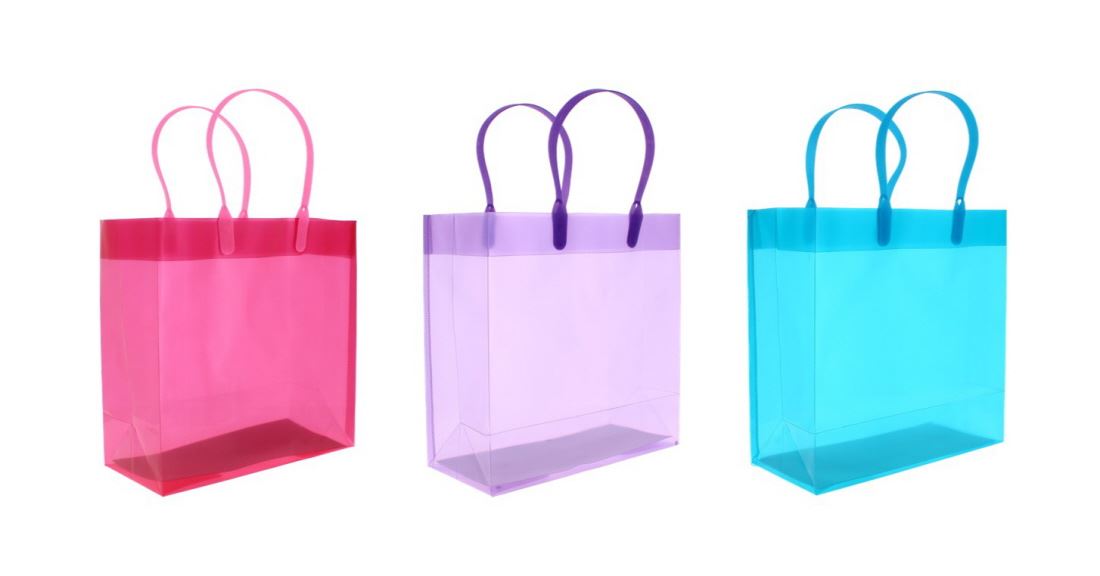 CLEAR PLASTIC GIFT BAG MEDIUM
