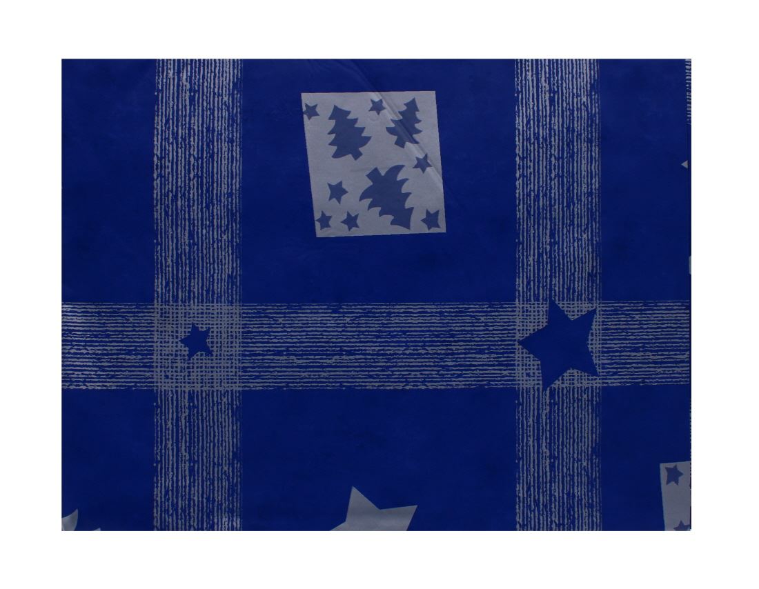STAR TABLE COVER BLUE NONWOVEN
