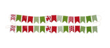 2PK MINI PENNANT FLAGS GARDEN PARTY