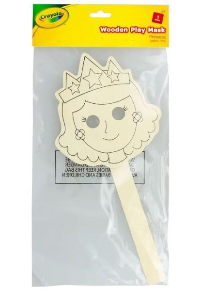 CRAYOLA WOODEN PRINCESS PLAY MASK