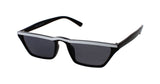 KATE STRIPE CAT EYE BLACK/NOIR SUNGLASSES