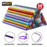 50PCS 7mm GLITTER GLUE STICKS