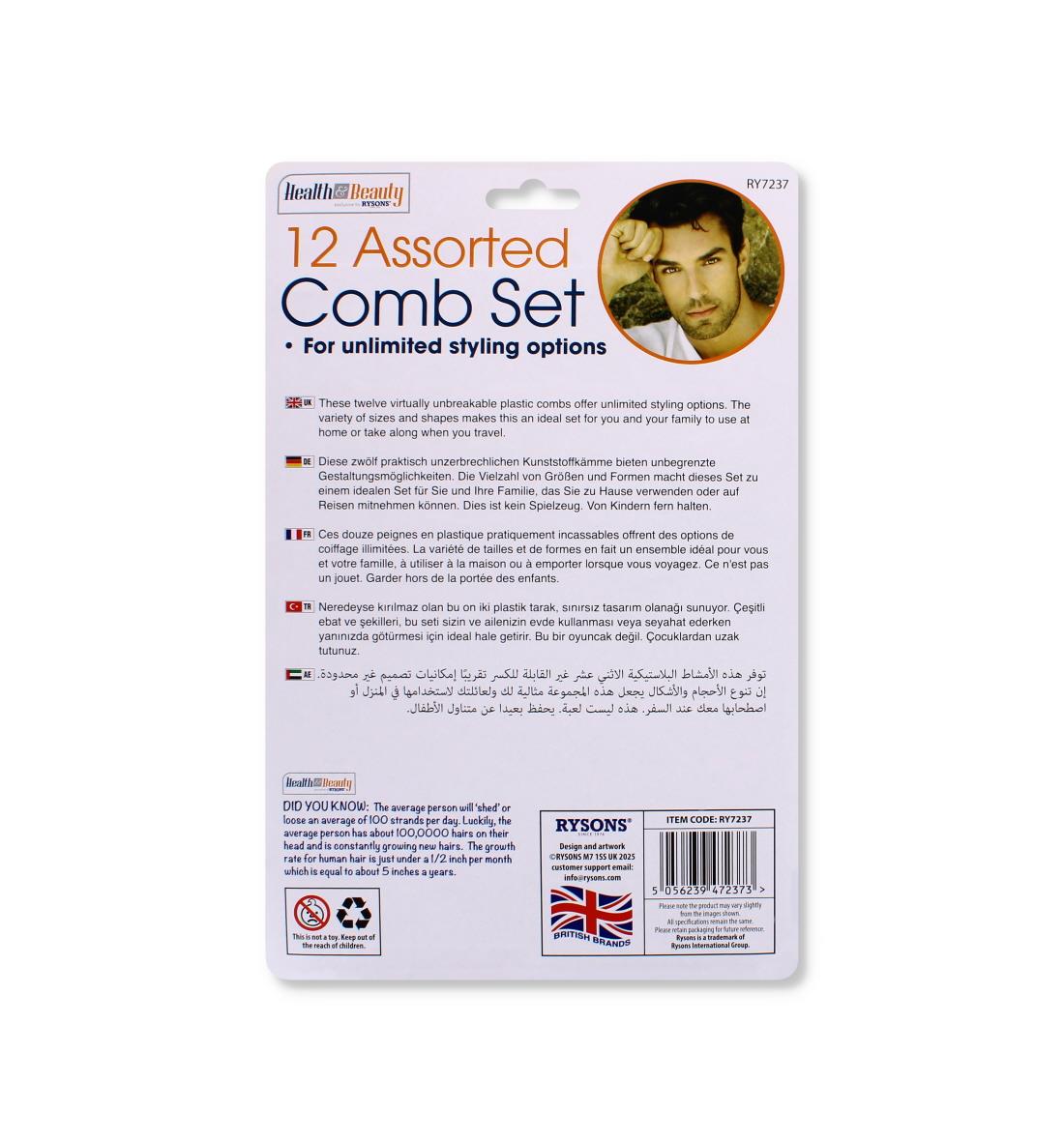 12 PK ASSORTED COMB SET