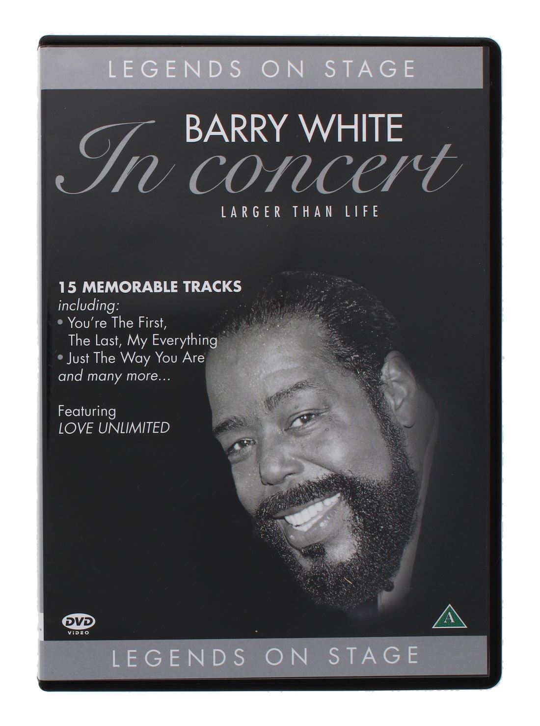 BARRY WHITE IN CONCERT MUSIC DVD