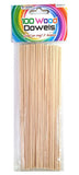 100PC ASSORTED WOOD DOWELS