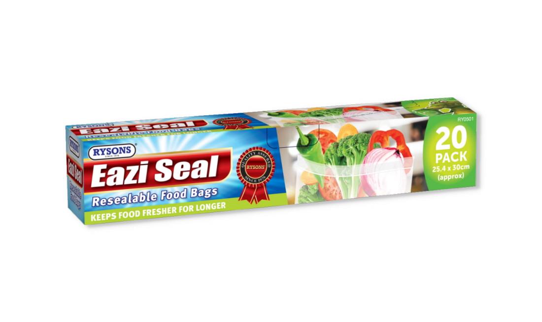 20PC ZIPPER FOOD BAGS