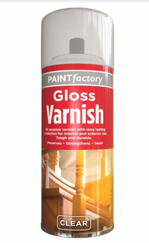 RAPIDE PAINT FACTORY ALL PURPOSE GLOSS VARNISH CLEAR 250ML
