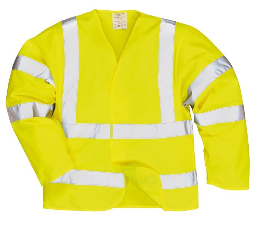 PORTWEST FRAME RETARDANT YELLOW JACKET  2XL/3XL