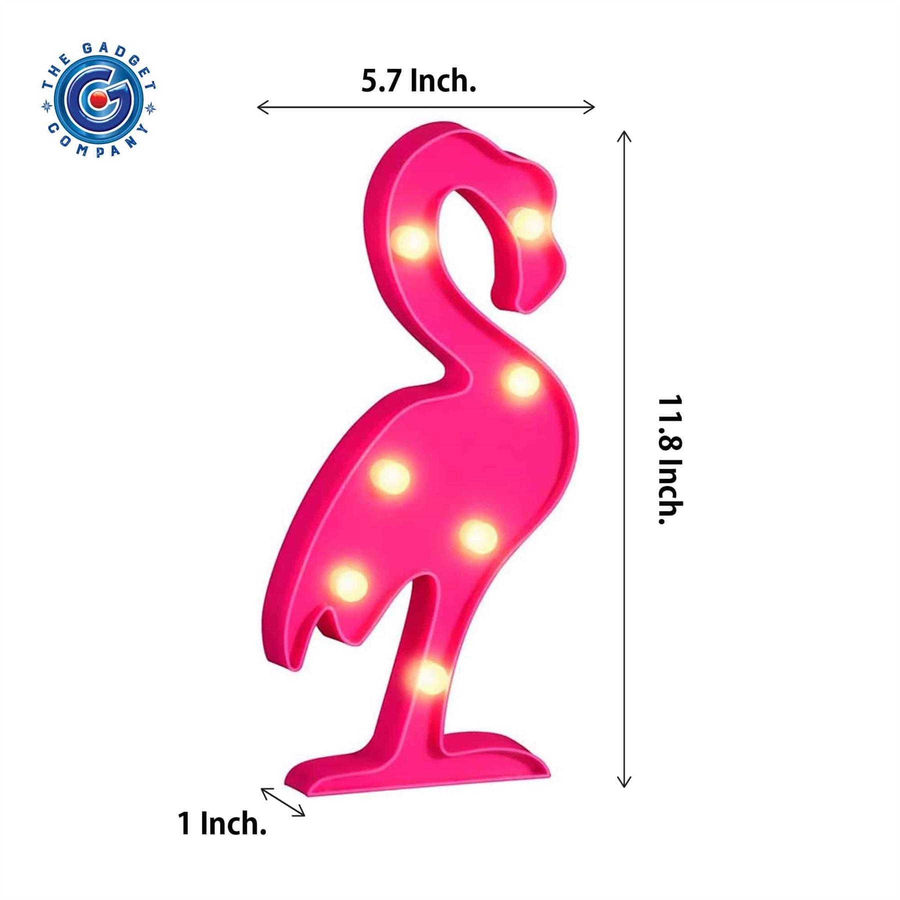 LIGHT UP LED FLAMINGO