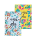 A5 MINDFUL COLOURING & WORD SEARCH BOOK 1 & 2