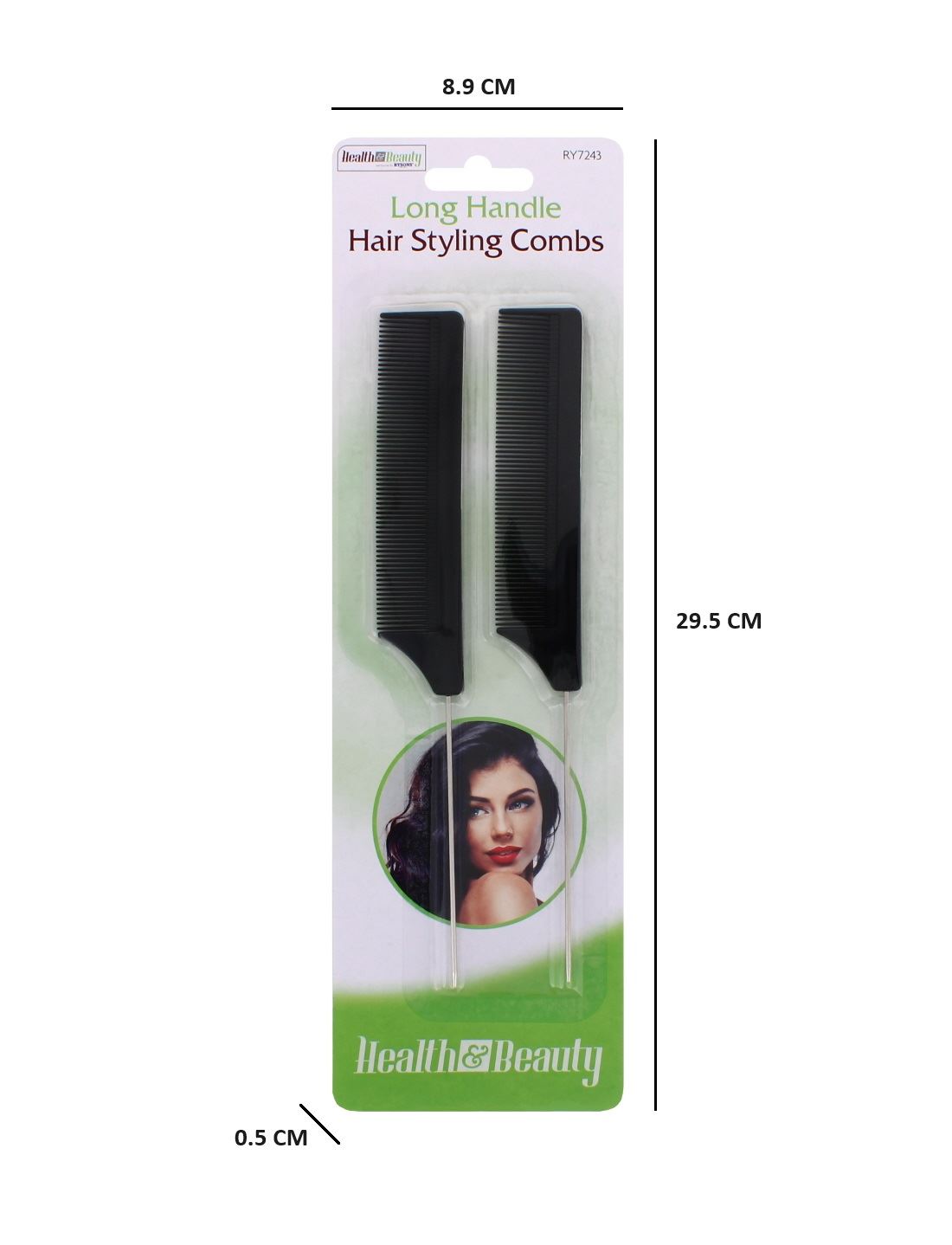 2 PC HAIR STYLING  COMBS