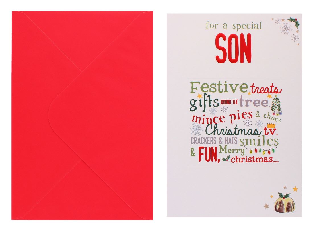 FOR A SPECIAL SON XMAS CARD