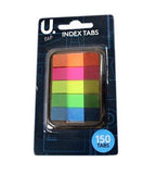 U TAB ASSORTED INDEX TABS 150 TABS