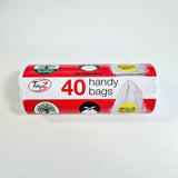 HANDY PEDAL BIN BAG LINERS W/ TIE HANDLES