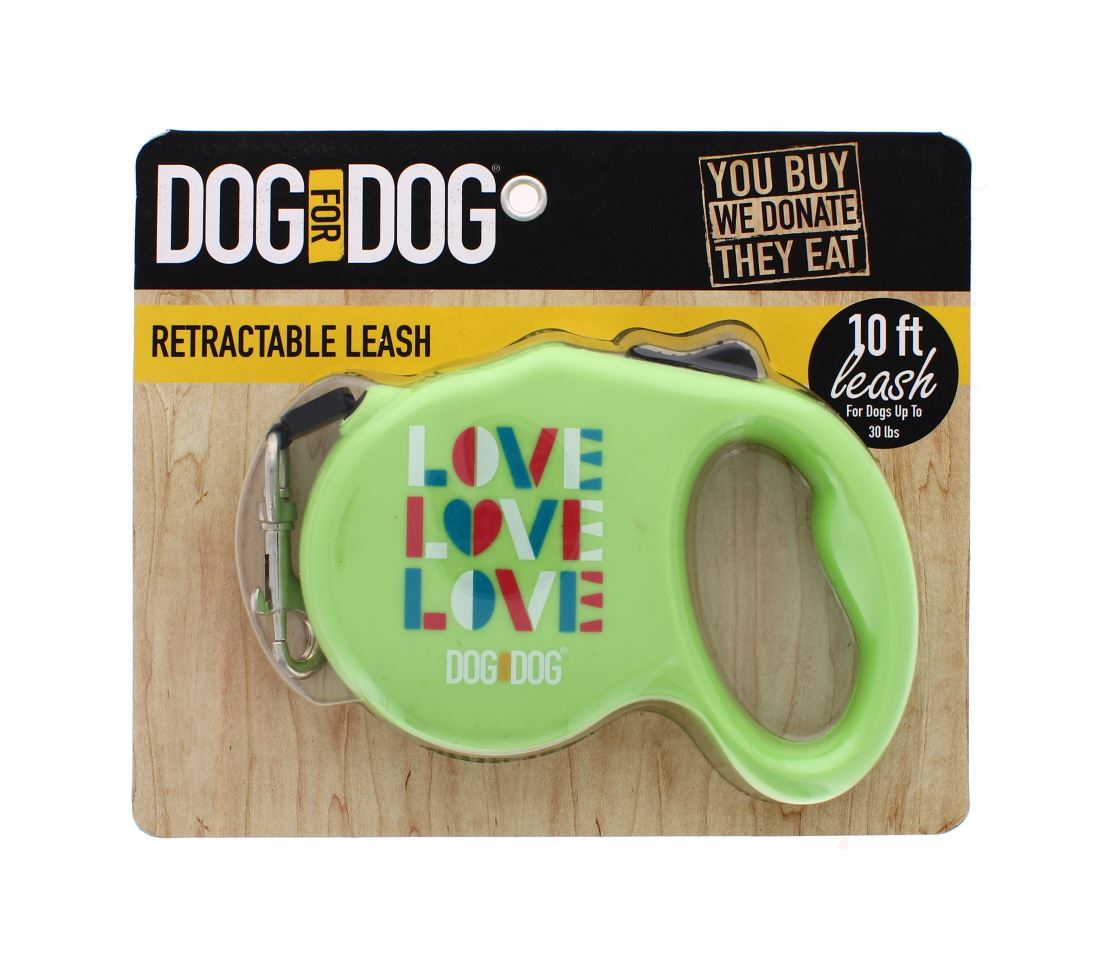 RETRACTABLE DOG LEAD GREEN