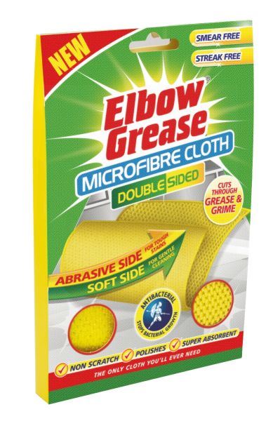 ELBOW GREASE DOUBLE SIDED MICROFIBRE CLOTH