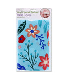 ASSORTED VINYL FLANNEL BACKED TABLE COVER