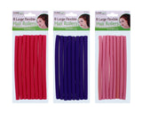 8PK TWISTEE HAIR ROLLER 17.5X1CM