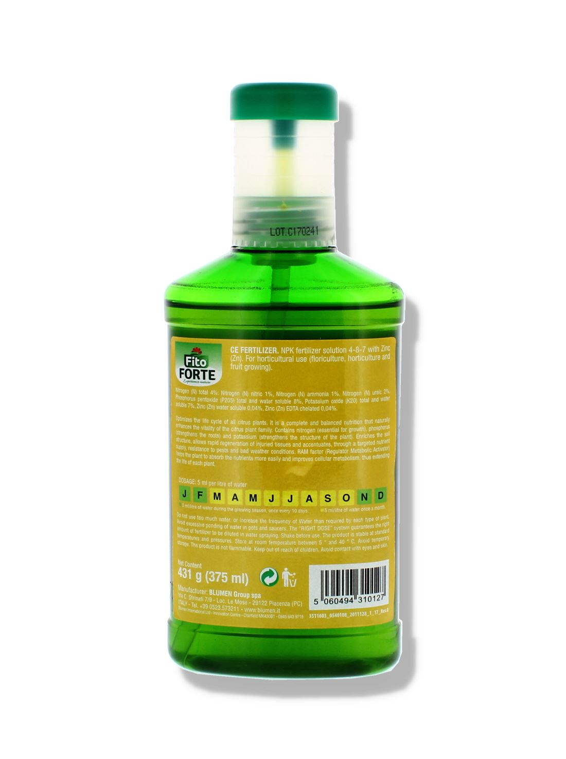 375ML FITO FORTE LIQUID FERTILIZER CITRUS