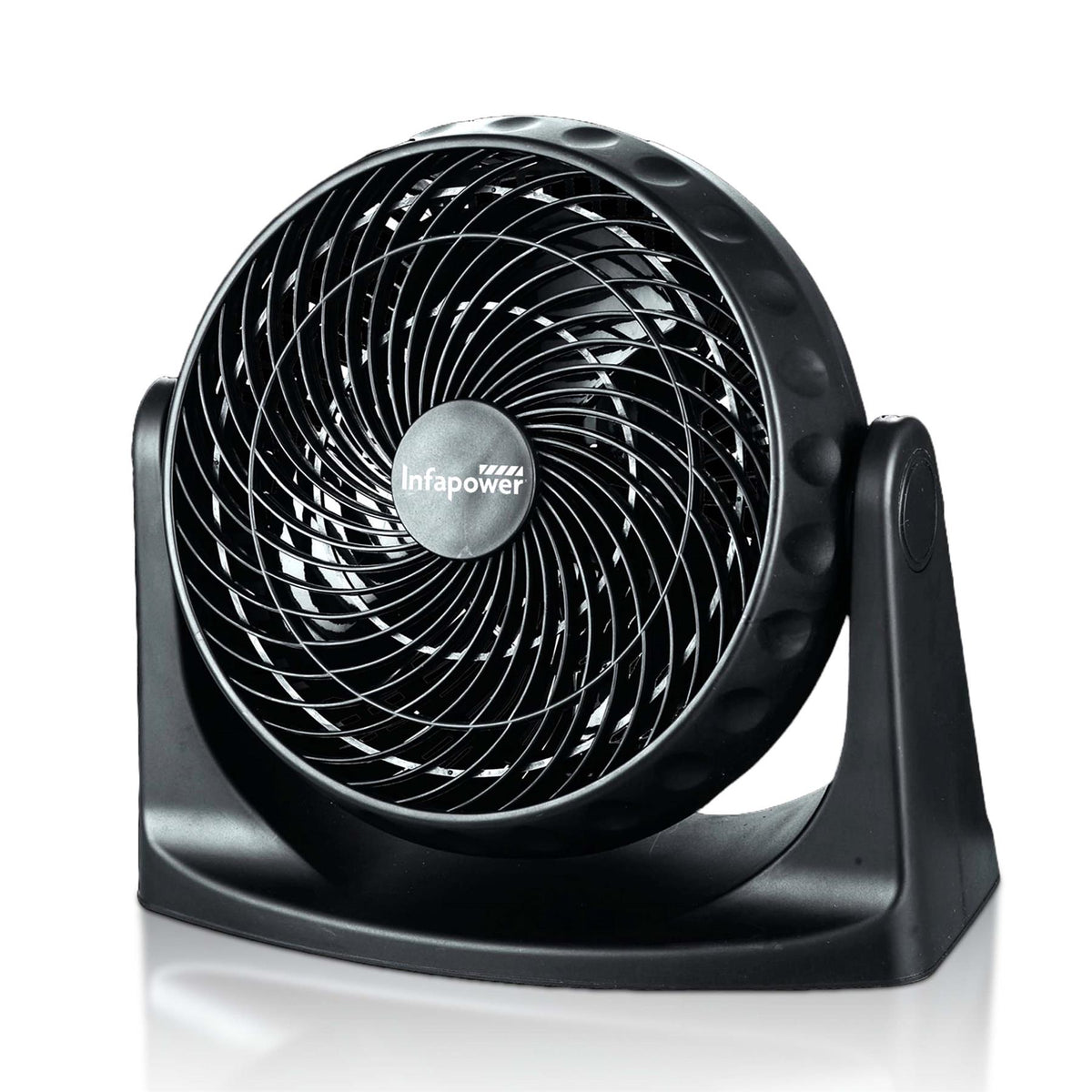 Infapower 8" Turbo Power Fan | High Performance Air Circulator | Compact Desk & Floor Fan