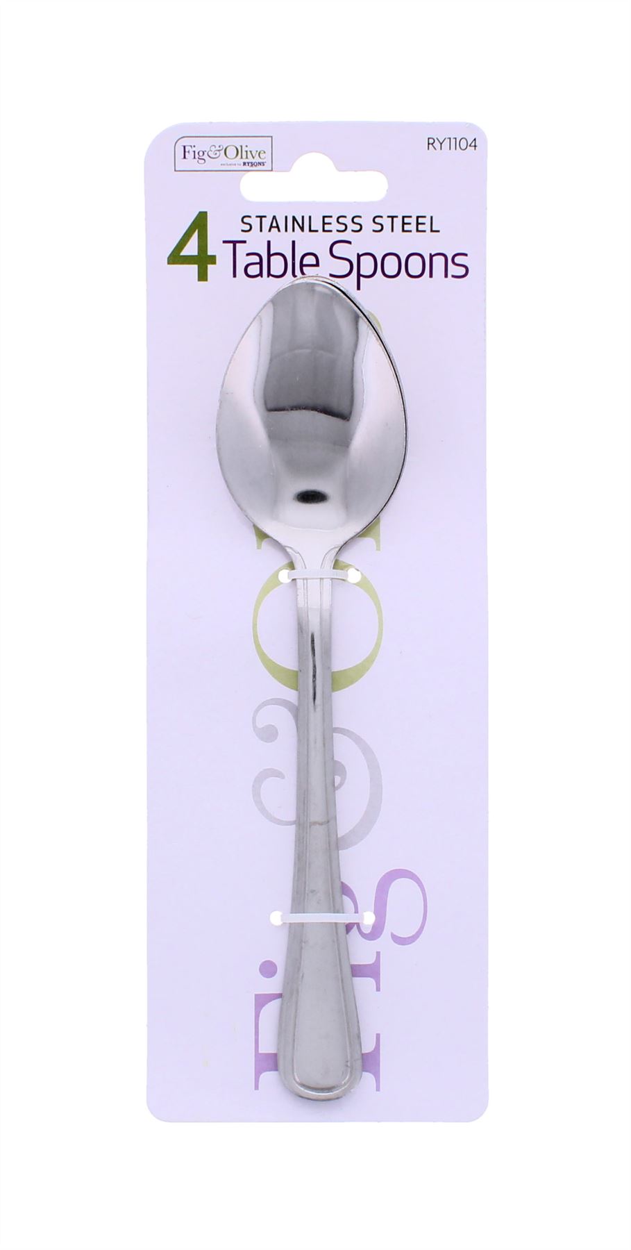 4PCS METAL TABLE SPOONS