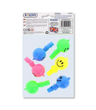RYSONS 6PK NOVELTY SMILEY WHISTLES